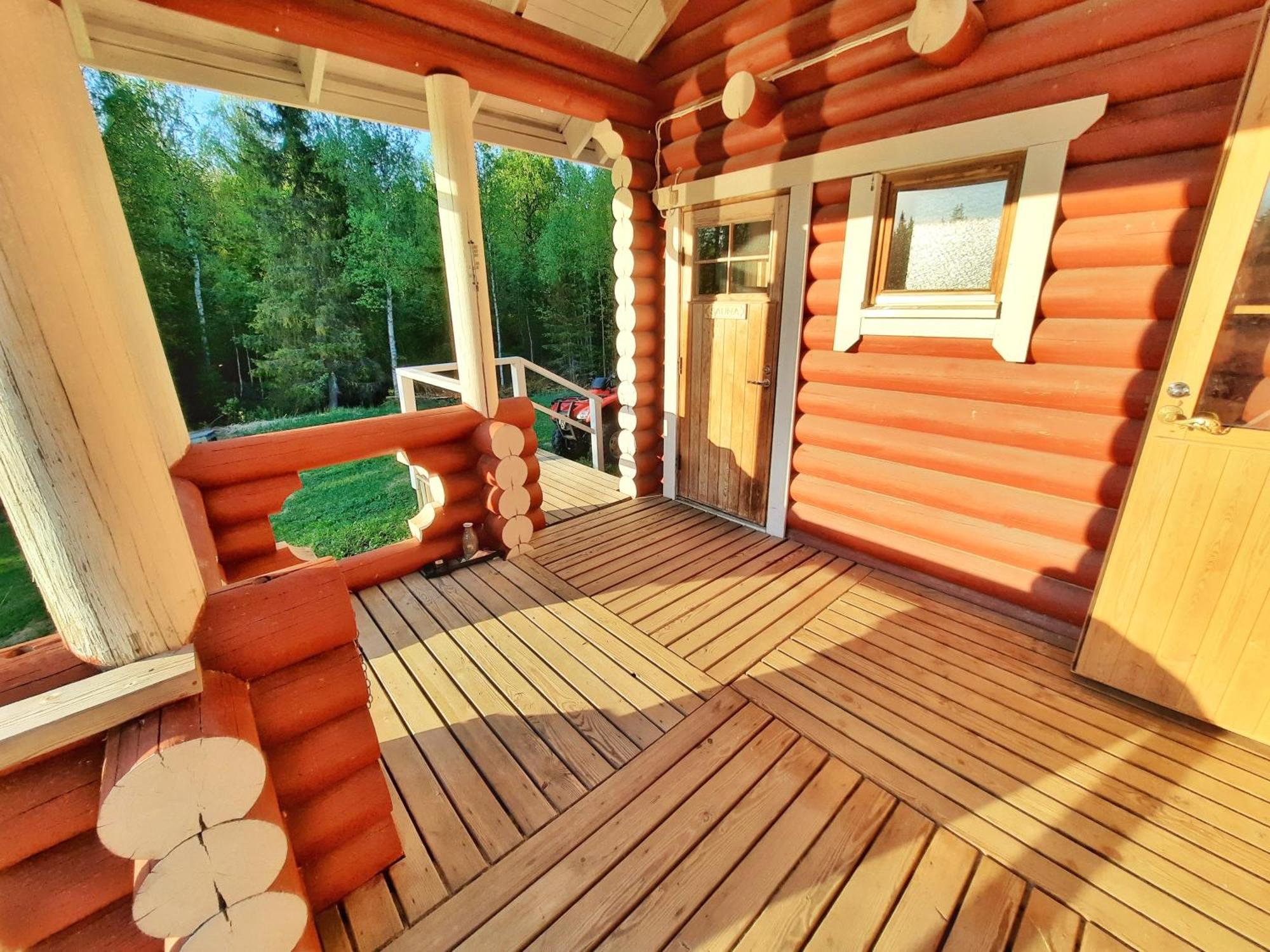 Lapin Villa Hiisi Joen Rannalla Ranua Exterior foto